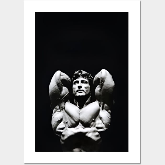 Frank Zane Motivational Poster Wall Art by Fit-Flex